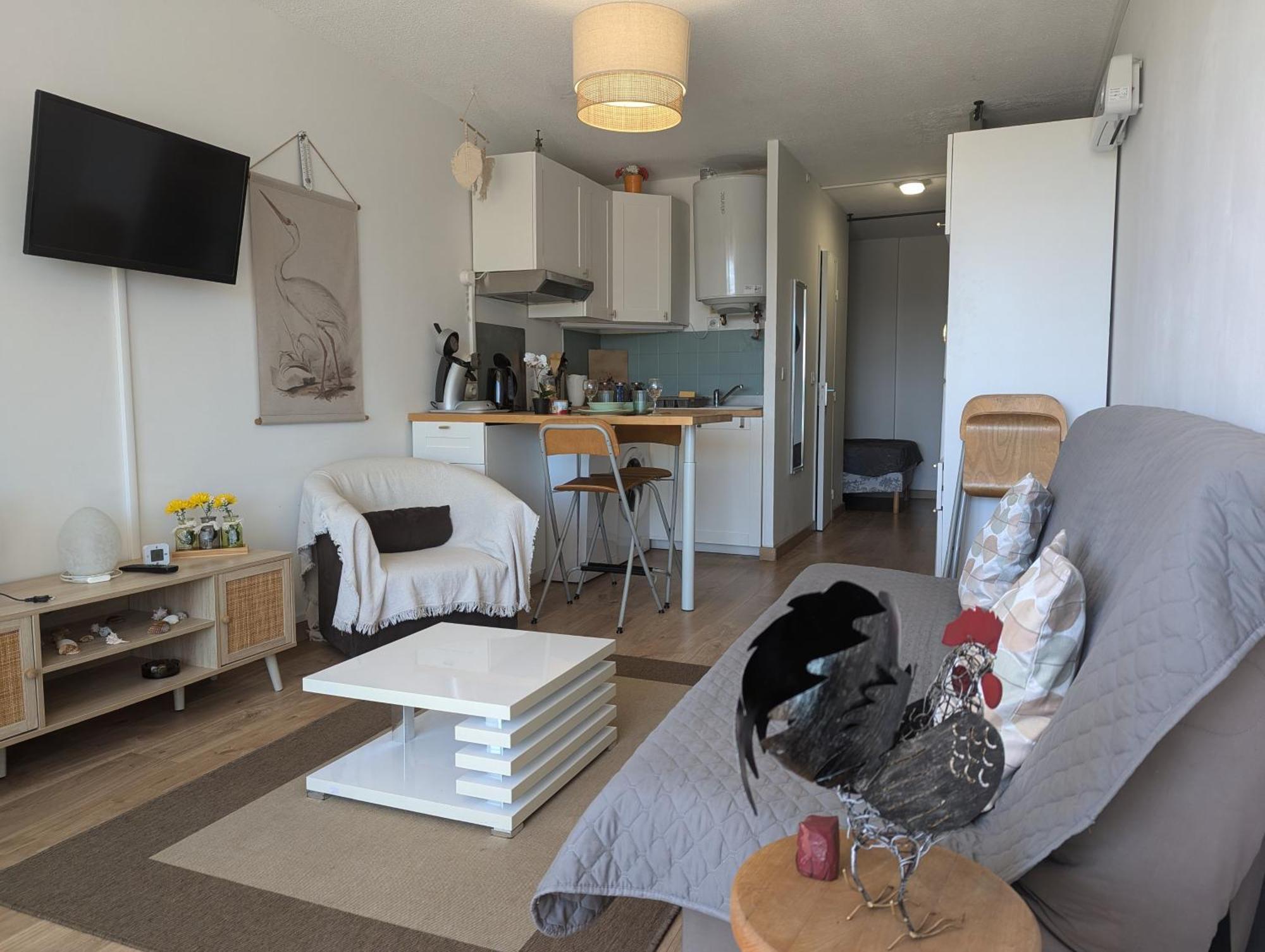 Sol-Y-Days Canastel, Studio Avec Coin Couchage, Quartier Du Boucanet Proche Commerces Et Plage เลอ โกร-ดู-รัว ภายนอก รูปภาพ